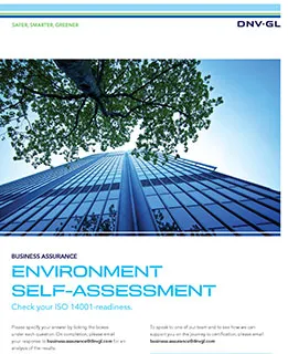 ISO 14001: 2015 - Self assessment