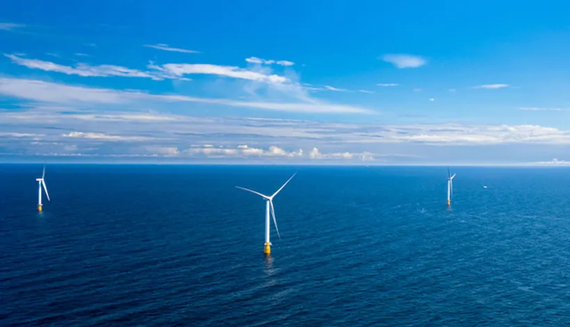 Hywind Scotland floating offshore wind turbines at Buchan Deep