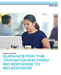 ISO 9001:2015 - Transition guidance