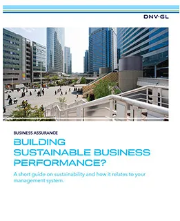 Building Sustainable Business Performance?